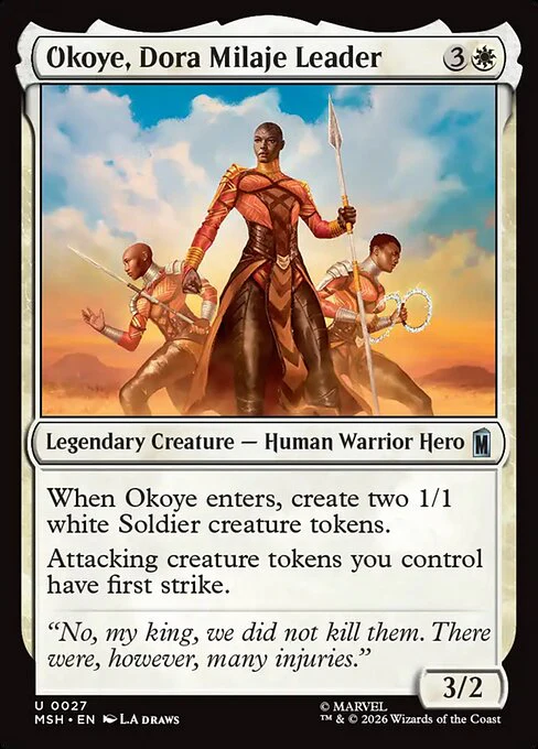 Okoye, Dora Milaje Leader (27) - Marvel Super Heroes