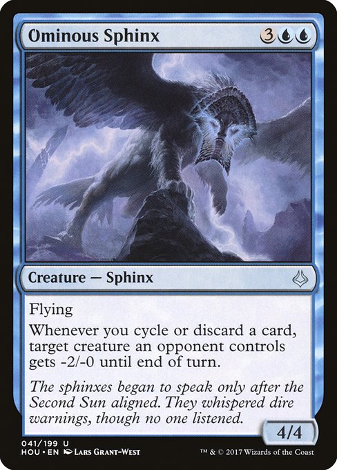 Ominous Sphinx (41) (Foil) - Hour of Devastation
