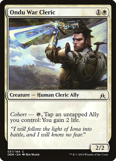 Ondu War Cleric (31) (Foil) - Oath of the Gatewatch
