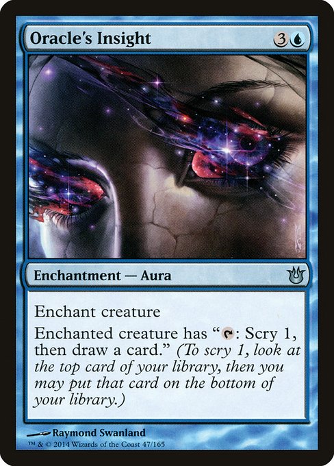 Oracle's Insight (47) (Foil) - Born of the Gods