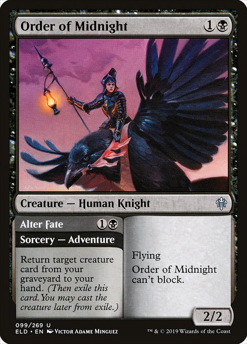 Order of Midnight // Alter Fate (99) - Throne of Eldraine