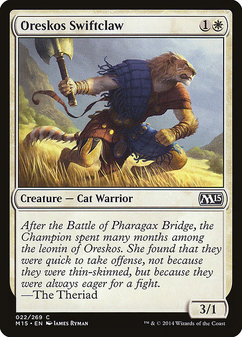 Oreskos Swiftclaw (22) (Foil) - Magic 2015
