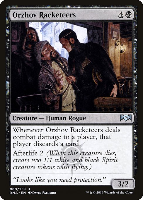 Orzhov Racketeers (80) (Foil) - Ravnica Allegiance