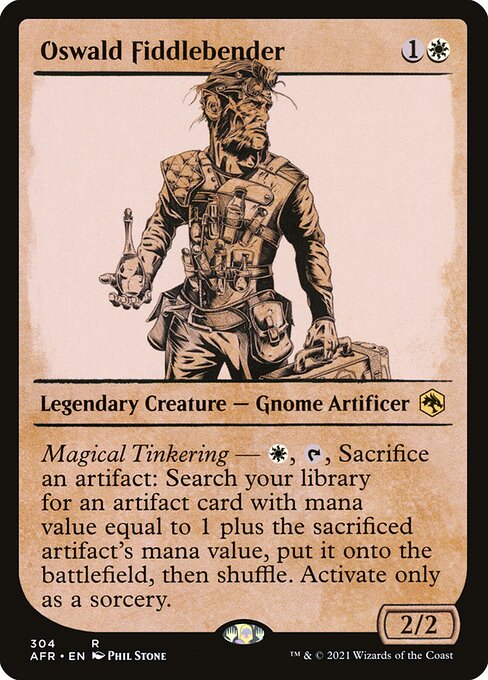 Oswald Fiddlebender (304) - SHOWCASE (Foil) - Adventures in the Forgotten Realms