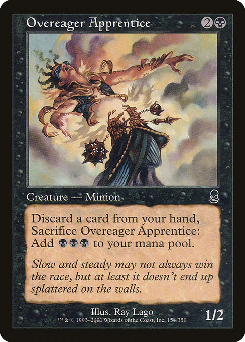 Overeager Apprentice (154) (Foil) - Odyssey