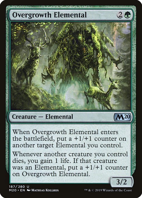 Overgrowth Elemental (187) - Core Set 2020