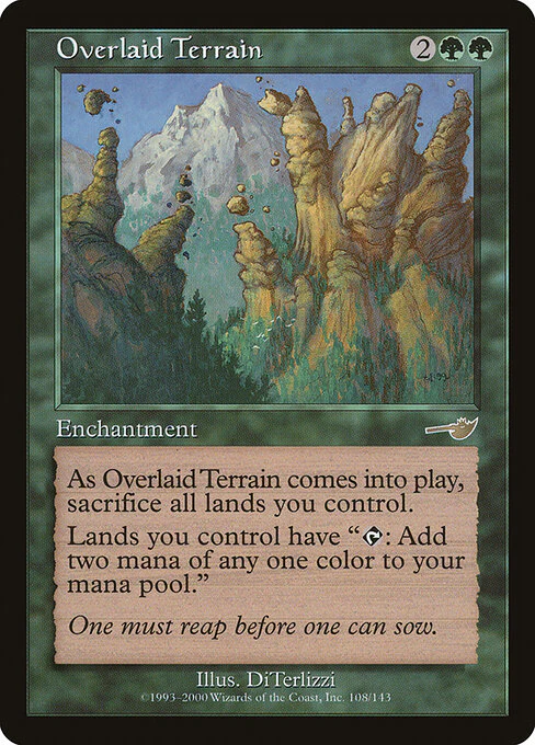 Overlaid Terrain (108) (Foil) - Nemesis