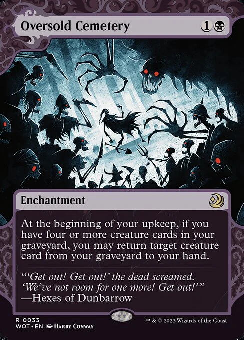 Oversold Cemetery (33) - BORDERLESS - Wilds of Eldraine: Enchanting Tales