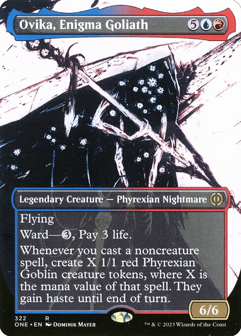 Ovika, Enigma Goliath (322) - BORDERLESS - Phyrexia: All Will Be One