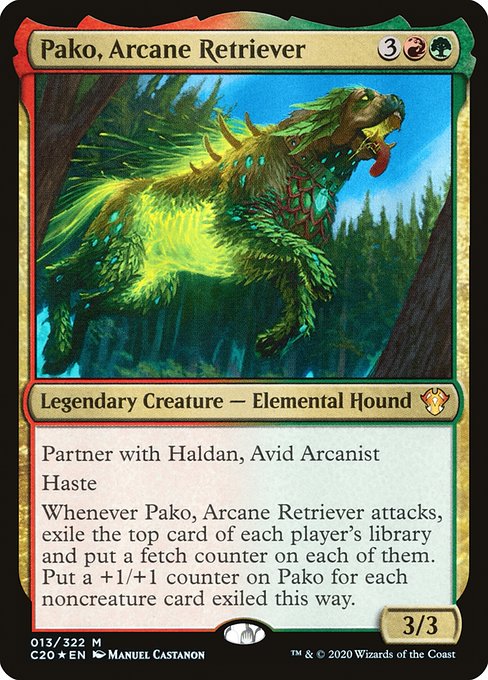 Pako, Arcane Retriever (13) (Foil) - Commander 2020