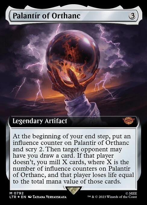 Palantír of Orthanc (792) - EXTENDED ART (Foil) - The Lord of the Rings: Tales of Middle-earth