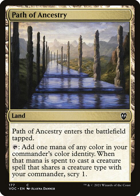 Path of Ancestry (177) - Crimson Vow Commander