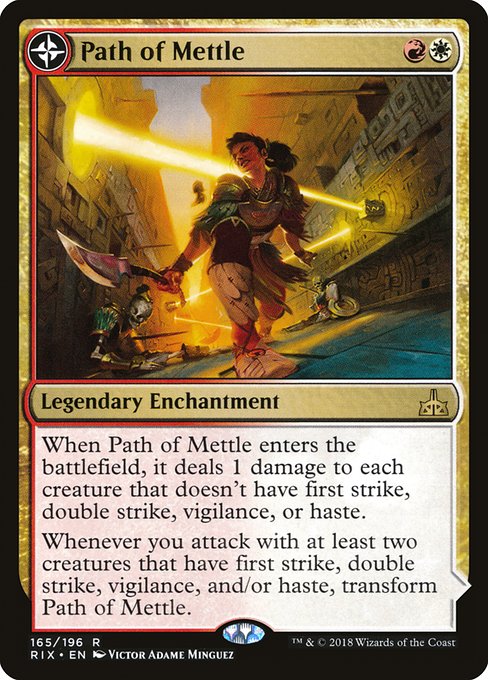 Path of Mettle // Metzali, Tower of Triumph (165) (Foil) - Rivals of Ixalan