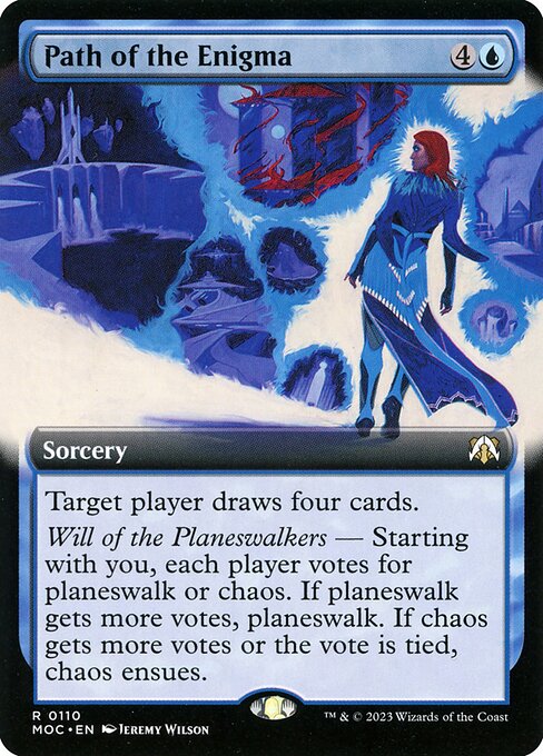 Path of the Enigma (110) - EXTENDED ART - March of the Machine Commander