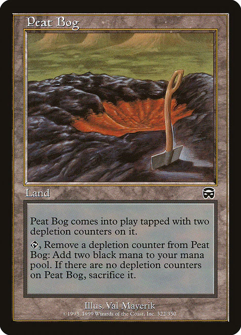 Peat Bog (322) (Foil) - Mercadian Masques