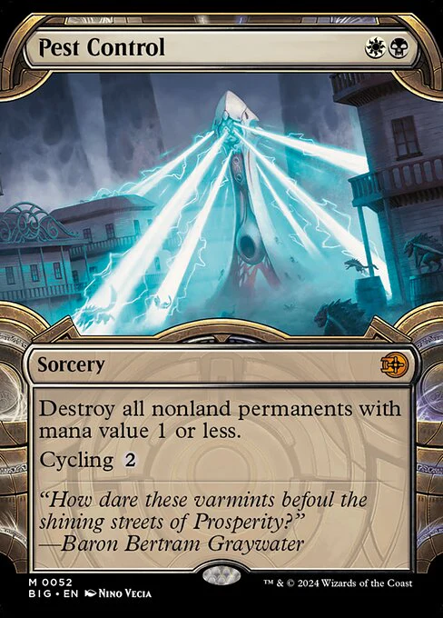 Pest Control (52) - SHOWCASE (Foil) - The Big Score