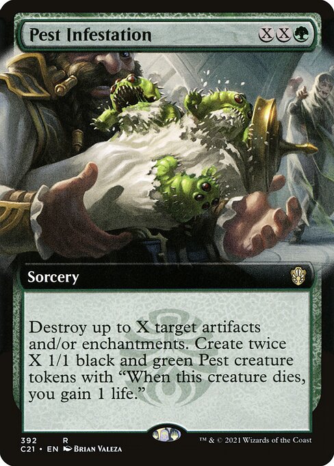 Pest Infestation (392) - EXTENDED ART - Commander 2021
