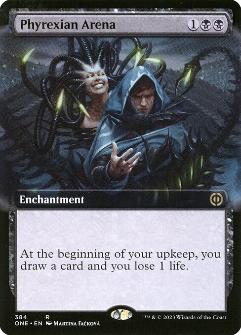 Phyrexian Arena (384) - EXTENDED ART - Phyrexia: All Will Be One