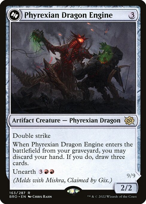 Phyrexian Dragon Engine (163a) - The Brothers' War