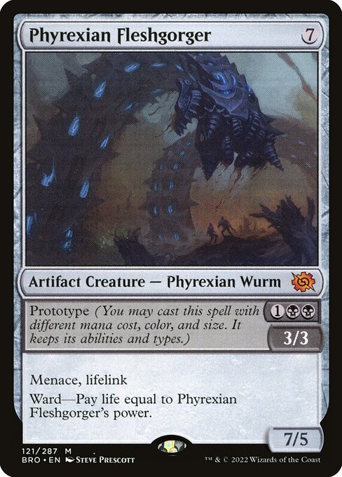 Phyrexian Fleshgorger (121) - The Brothers' War