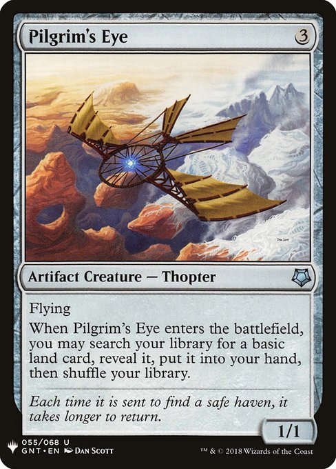 Pilgrim's Eye (GNT-55) - The List