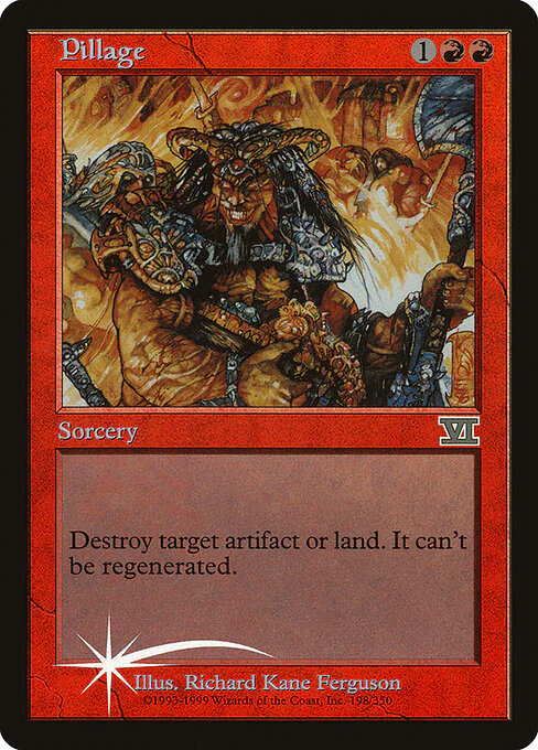 Pillage (5) (Foil) - Arena League 2000