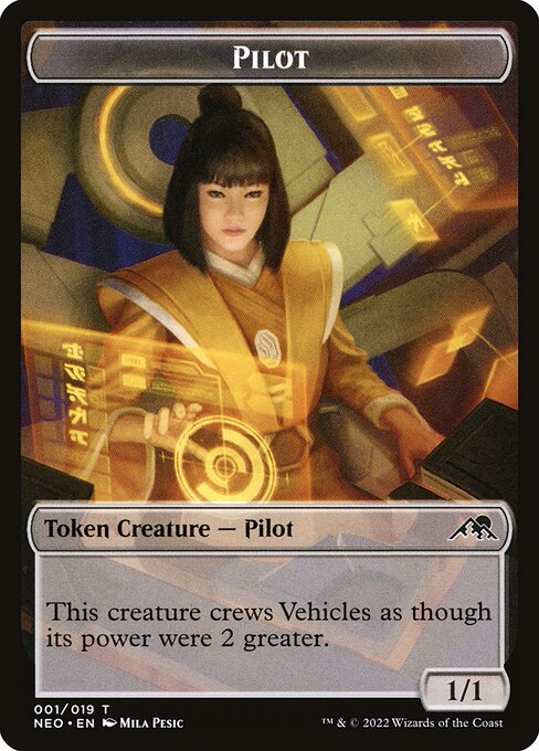 Pilot (1) - Kamigawa: Neon Dynasty Tokens