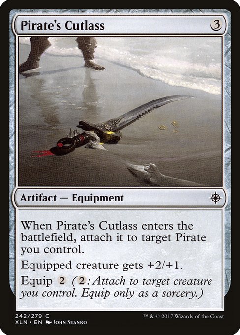 Pirate's Cutlass (242) (Foil) - Ixalan