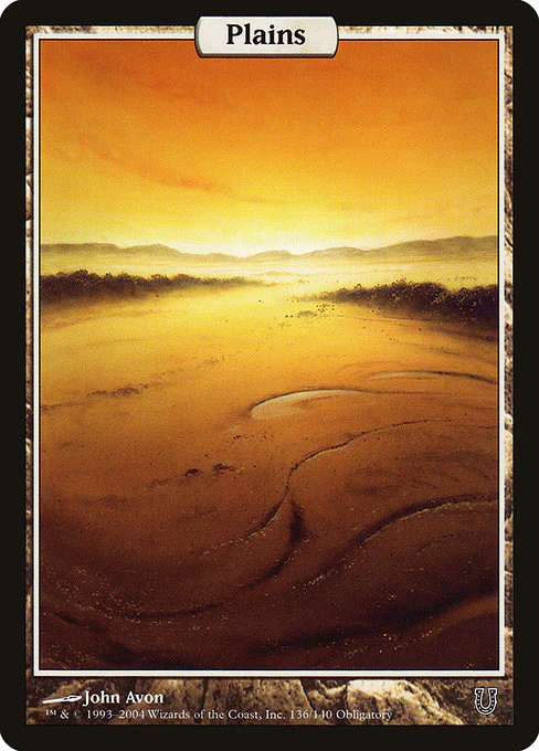 Plains (136) - FULL ART - Unhinged