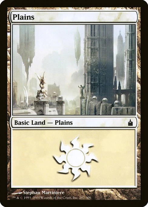 Plains (287) (Foil) - Ravnica: City of Guilds