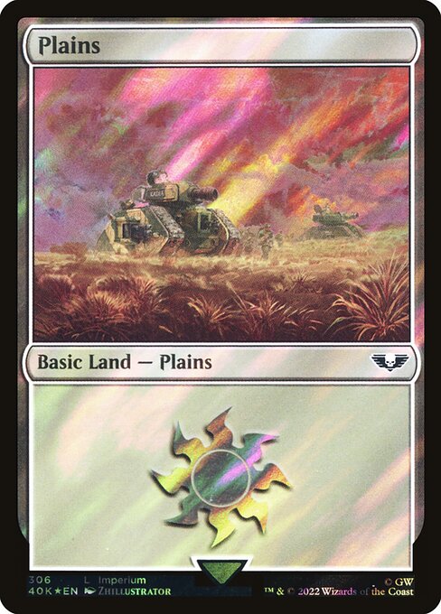 Plains (306★) (Foil) - Warhammer 40,000 Commander
