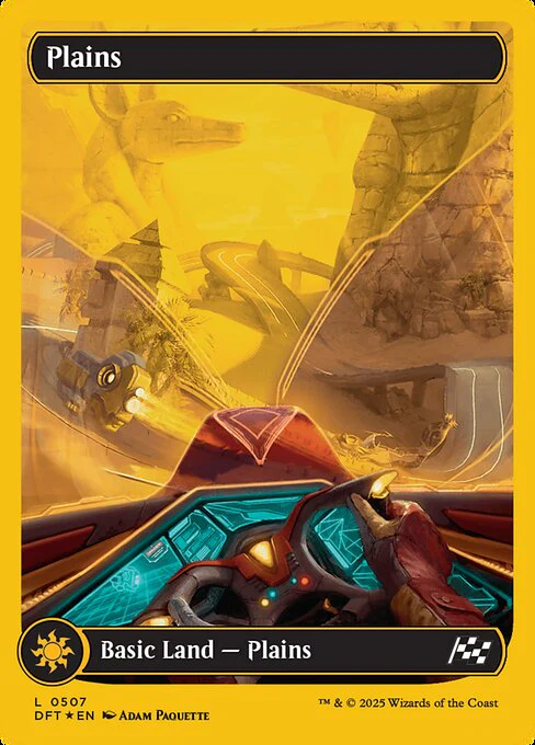 Plains (507) - FULL ART (Foil) - Aetherdrift