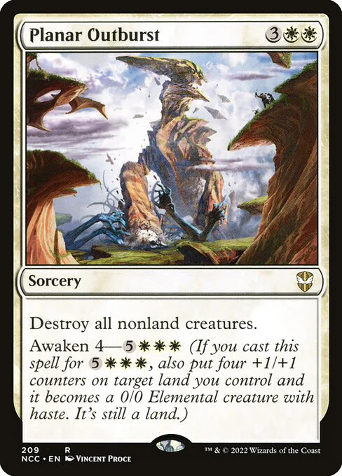 Planar Outburst (209) - New Capenna Commander