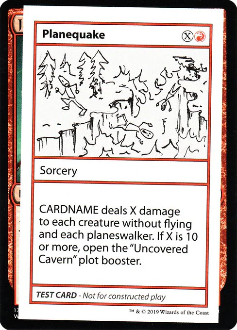 Planequake (59) - Mystery Booster Playtest Cards 2021