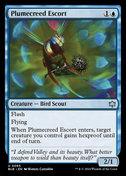 Plumecreed Escort (65) - Bloomburrow