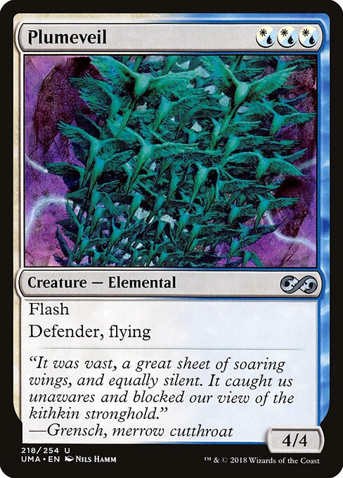 Plumeveil (218) (Foil) - Ultimate Masters