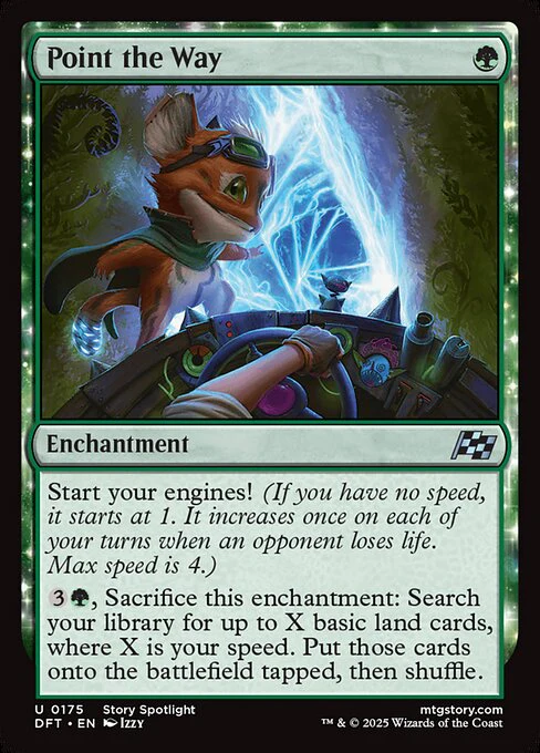Point the Way (175) (Foil) - Aetherdrift