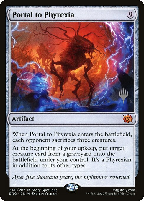 Portal to Phyrexia (240p) - The Brothers' War Promos