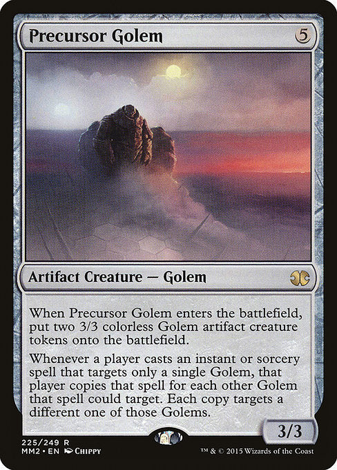 Precursor Golem (225) (Foil) - Modern Masters 2015
