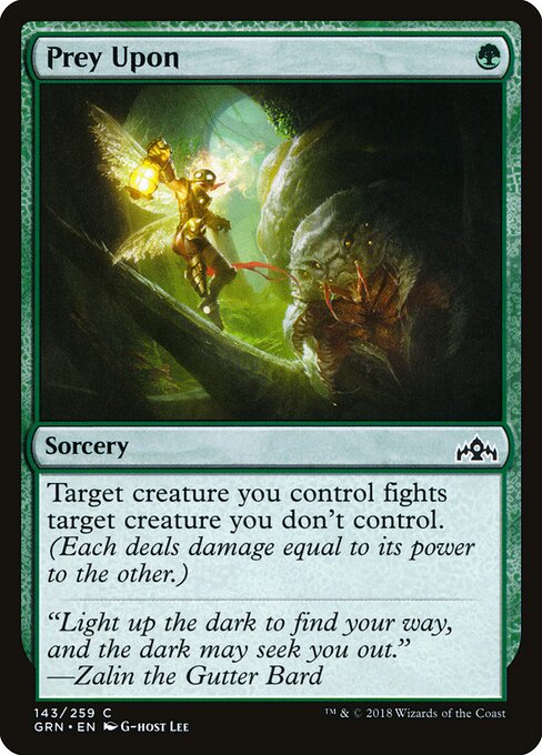 Prey Upon (143) (Foil) - Guilds of Ravnica