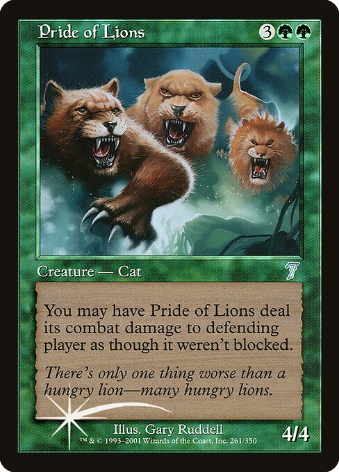 Pride of Lions (261★) - Seventh Edition