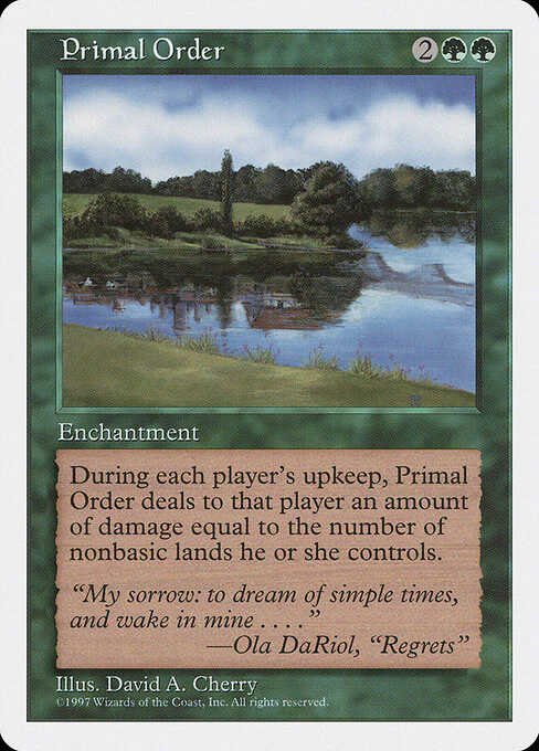 Primal Order (318) - Fifth Edition