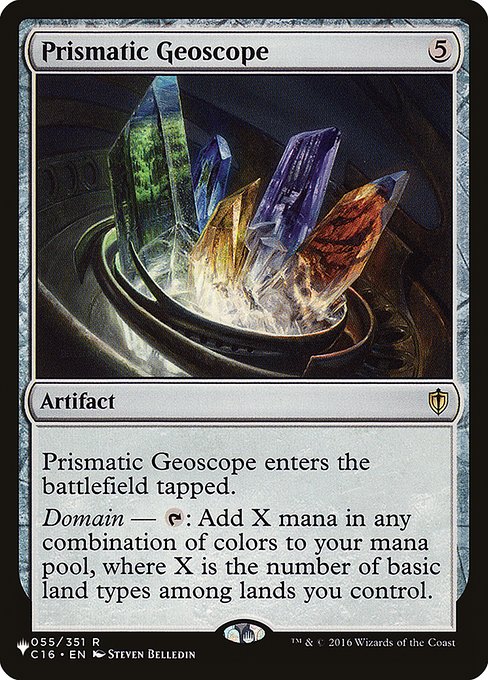 Prismatic Geoscope (C16-55) - The List
