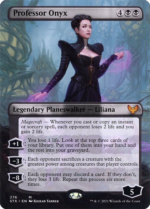 Professor Onyx (276) - BORDERLESS - FULL ART - Strixhaven: School of Mages