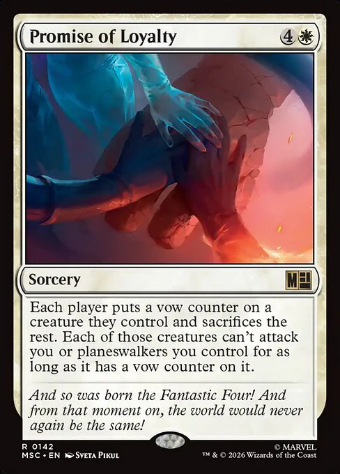 Promise of Loyalty (142) - Marvel Super Heroes Commander