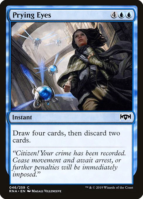 Prying Eyes (46) (Foil) - Ravnica Allegiance