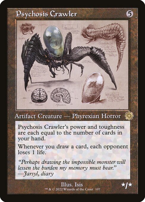 Psychosis Crawler (107) (Foil) - The Brothers' War Retro Artifacts