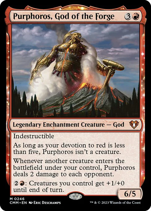 Purphoros, God of the Forge (246) - Commander Masters