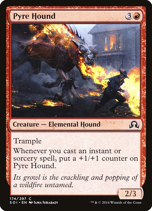 Pyre Hound (174) (Foil) - Shadows over Innistrad