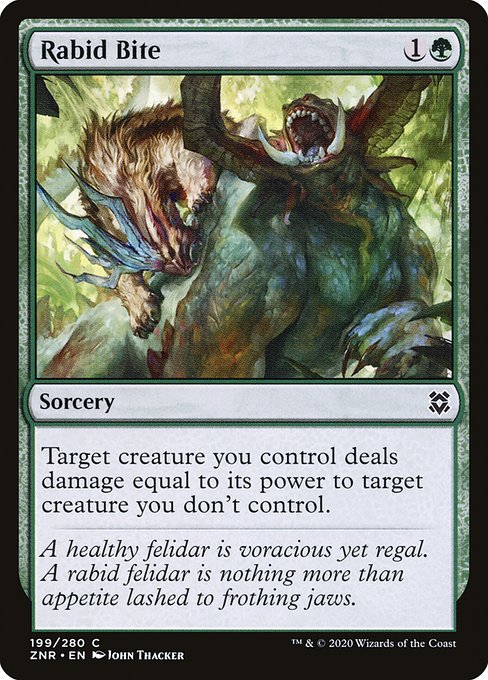 Rabid Bite (199) - Zendikar Rising